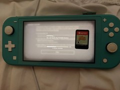 Nintendo Switch Lite Blue & animal crossing game 32GB Wi-Fi 720p HDH-001