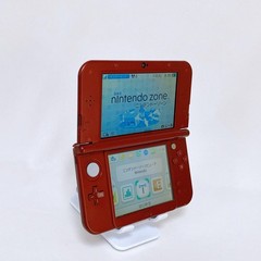 【Dual IPS】New Nintendo 3DS LL XL Metallic Red Console Stylus Japan Tested Rank A