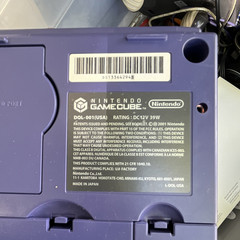 Nintendo GameCube DOL-001(USA) Purple Home Console NTSC-U/C Carry Handle