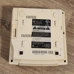 SEGA Dreamcast Console HKT-3020 Console Yellowed With Star Wars Racer Disc