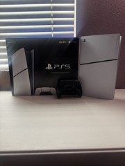PlayStation 5 Digital Edition w/ Black Controller & Box (1 Year Old)