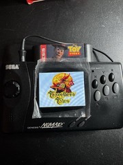 Official Sega Nomad New LCD Capacitors Replaced Fixed Works Great! Genesis
