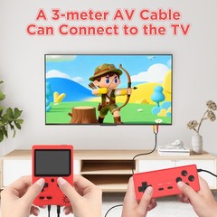 JKV Handheld Game Consoles – 500 Retro Classic Video Games, 1020mAh Rechargea…