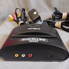 AtGames Sega Genesis Classic Game Console Black 80 Built In Games Composite RCA