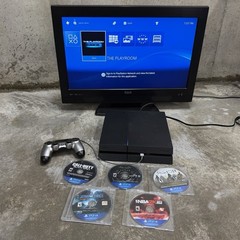 Sony Playstation 4 CUH-1215A 500GB Console Bundle & Games DISC ERROR READ