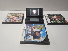 Nintendo DS Lite Handheld System – Onyx Black with 3 games
