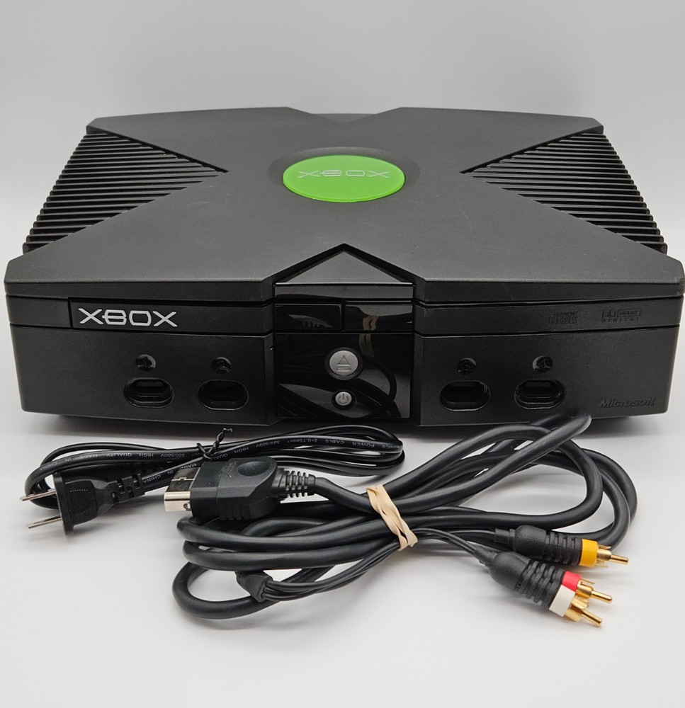 Original Xbox Console + Cables – Recapped, Serviced, Cleaned & Tested