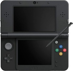 USED Japanese New Nintendo 3DS BLACK with all items KTR-001