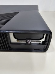 Microsoft Xbox 360 Only S Slim Black 250GB Console Only 1439 Reset Tested….