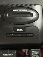 Sega Genesis Model 2 + Sega CD Model 2 Console Bundle OEM Cords Controller