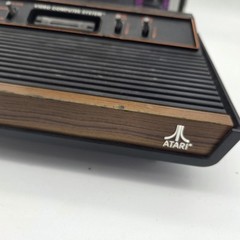 Atari CX2600A w Vader Box Manuals Registration 2x Joystick Controllers Bundle