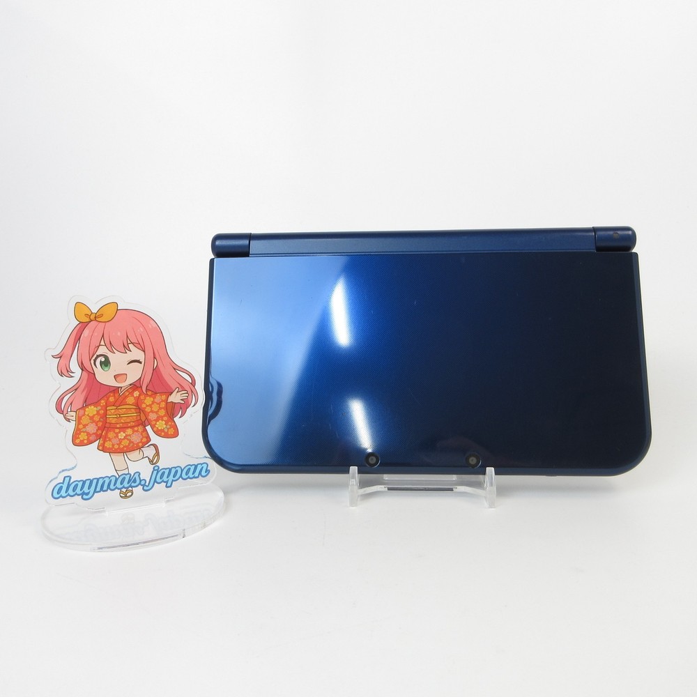 【Excellent】Top IPS Nintendo New 3DS LL XL Metallic Blue Console Only Japan Ver
