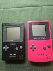 Nintendo Gameboy Pocket and Color CONSOLES ONLY (Missing Battery Covers) Tested