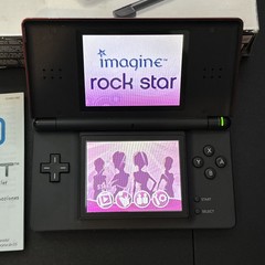 Crimson Red Black Nintendo DS Lite Handheld Console System Complete In Box CIB