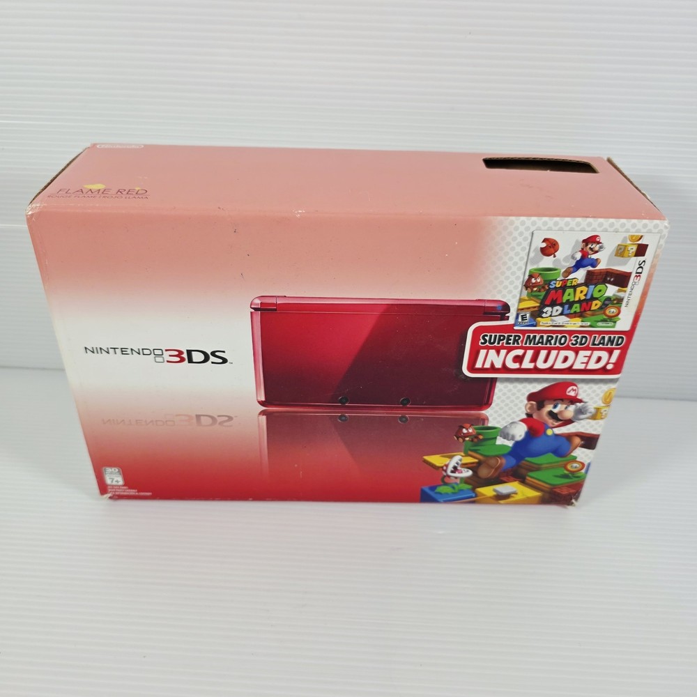 Nintendo 3DS Flame Red Super Mario 3D Land Bundle Edition – Box Only