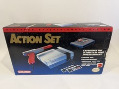 Nintendo NES Action Set CIB Tested Mario Duck Hunt Zapper Mattel Canada