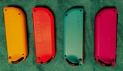Nintendo Switch System Console w/Neon Red & Blue Joy-Cons + Dock & Extras