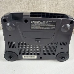 Nintendo 64 Console ONLY – NUS-001 (USA) – Charcoal Tested Working W/ Jumper Pak