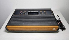 Vintage Atari 2600 Woodgrain (Console Only) Untested for Parts Only.