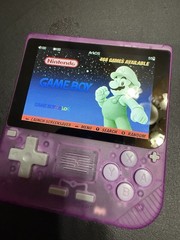 Powkiddy V10 Purple Handheld System Wi-Fi USB-C Headphone 480p Region Free