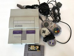 Super Nintendo SNES Console Bundle Super Mario All-Stars 2 Controllers Tested