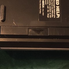 SEGA Genesis 16-Bit Home Console MPN 1601 Black NTSC-U/C (US/Canada)