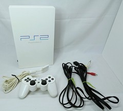 PS2 SCPH-55000 GT Racing Pack Ceramic White Console NTSC-J Japan Tested