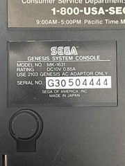 Sega Genesis Model 2 MK-1631 Console System 2 Controller 3 Game & Cables Bundle