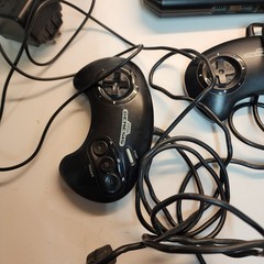 Sega Genesis Model 2 MK-1631 Game System With 2 Controllers & Sonic 2 Game