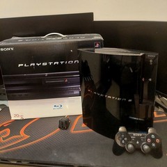 Sony PlayStation 3 PS3 Fat 20GB Console Boxed – Upgraded to 500GB