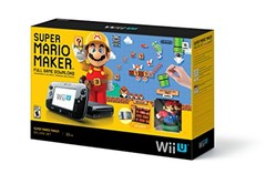 Super Mario Maker Console Deluxe Set Nintendo Wii U 32GB With Amiibo 8Z