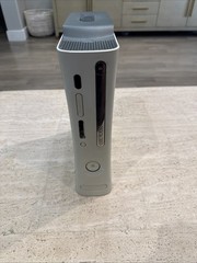 Microsoft Xbox 360 Matte White Console for Parts or Repair-Untested No Cords