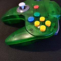 Nintendo 64 Jungle Green Console, Expansion Pak, Power Cord, Cables, Controller