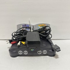 Nintendo 64 N64 NUS-001 Gray Console w/ Cables And 2 Games – Works!!