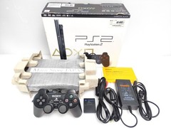 « Region Free » SONY Playstation2 PS2 Slim Console SCPH-75000 Charcoal Black w/box