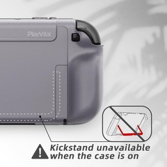 PlayVital Pure Protective Grip Case for Nintendo Switch 2 – New Hope Gray