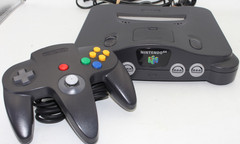 Nintendo 64 Gray Console NUS-001(USA) NTSC-U/C w/ Controller & Cables Tested
