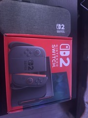 Nintendo Switch 2 OLED Console Black Orange Blue w/ Pokémon Scarlet & Case