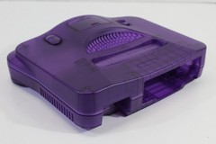 Nintendo 64 Clear Purple Console Controller AC AV Bundle N64 NTSC REGION FREE