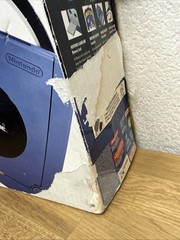 Nintendo GameCube DOL-001 USA Indigo Console Controller Body/Box Damaged Working