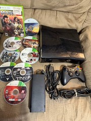 Xbox 360 Slim Console 250GB Bundle Tested Cleaned
