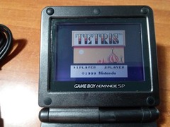 Nintendo Game Boy Advance GB SP Handheld Console – Onyx Black + Charger *TESTED*