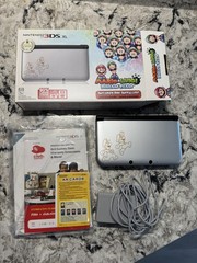 Nintendo 3DS XL Mario & Luigi Dream Team Silver Edition Original Box US Complete