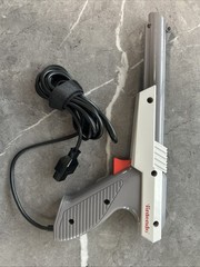 Nintendo NES Action Set Home Console – White/Gray Wth 2 Controllers and Gun