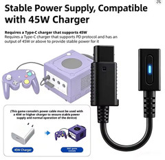 GameCube Orange Console DOL-001 NTSC U-C/J Region Switch Mod Nintendo w/ Cable