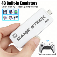 Retro Game Console 40000+ Games 4K HDMI Output w/ 2 Wireless Controllers &128GB~