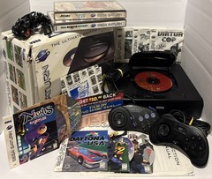 Sega Saturn OEM Console Bundle Fully Serviced Tested Cleaned 👀 w Box Read