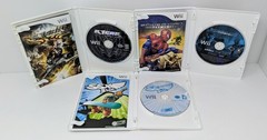 Nintendo Wii White Console GameCube Compatible Bundle w/ 10 Games – Tested!