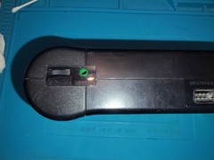 Sega Nomad 5V LCD mod, new glass lens, new DC in power jack (not Recapped)
