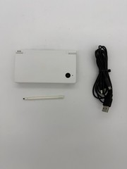 Nintendo DSi White Console Bundle w/ Charger, Stylus & 16 Games Tested Works